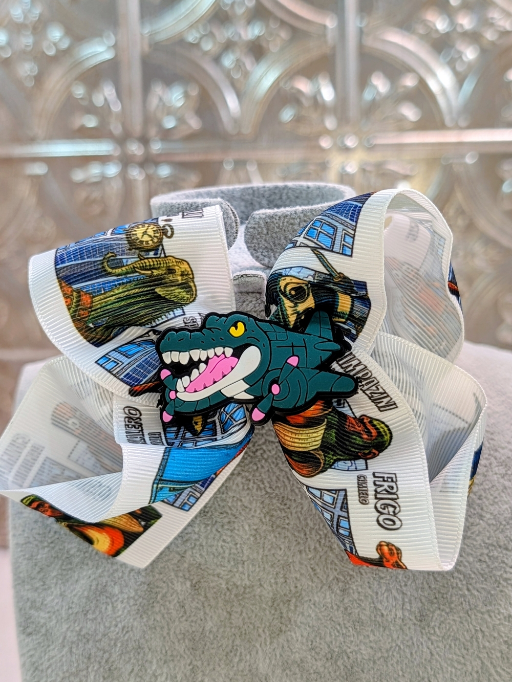 Medium Size Kids Brain Rot Hairbow
